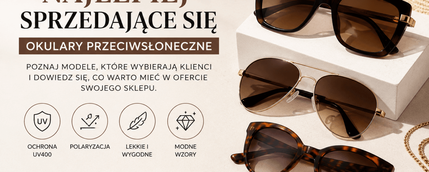 Najlepiej sprzedające się okulary przeciwsłoneczne – modne modele wybierane przez klientów.